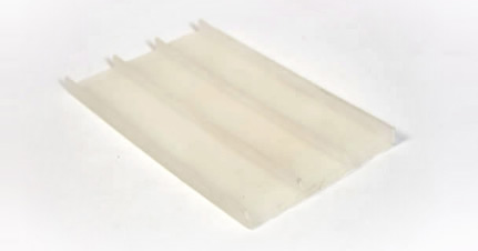 Plastic Extrusion Flat White, Acrylic